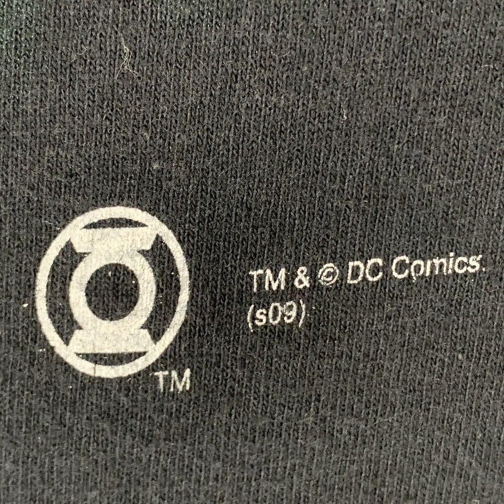 Green Lantern Will T Shirt Graphitti DC Comics Comic Book 2009 Black Tee S Small - Picture 5 of 7